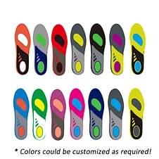 High-rebound shock absorbing insoles for sprinters and interval training